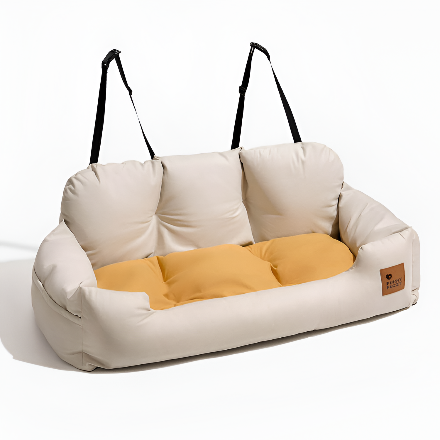 Cama de Coche para Perros de Cojín Sólido - Funcional