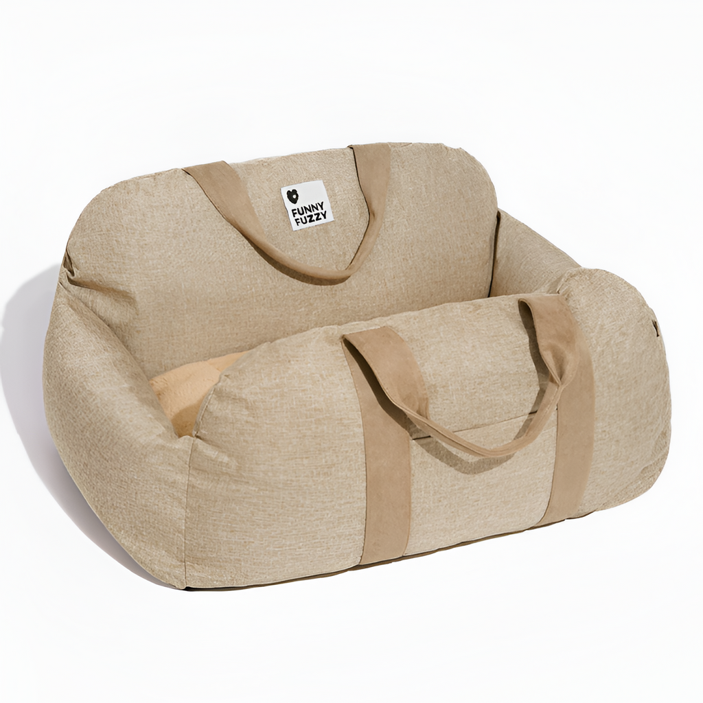 Cama Monocolor Viaje Para Mascotas - Convertible