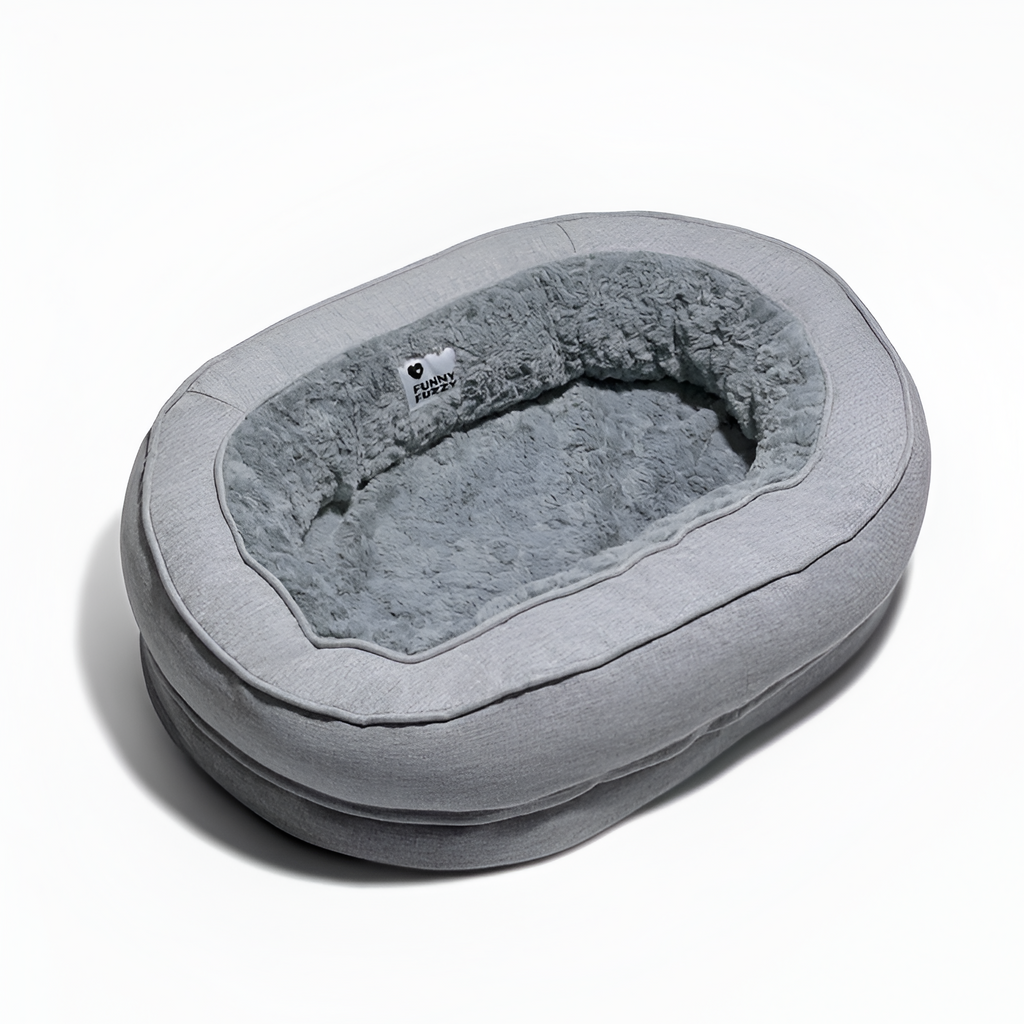 Cama Nido de Felpa para Mascotas - Relajante