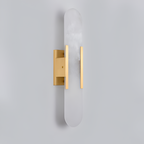 Aplique de Pared Alargado Minimalista - Alabastro