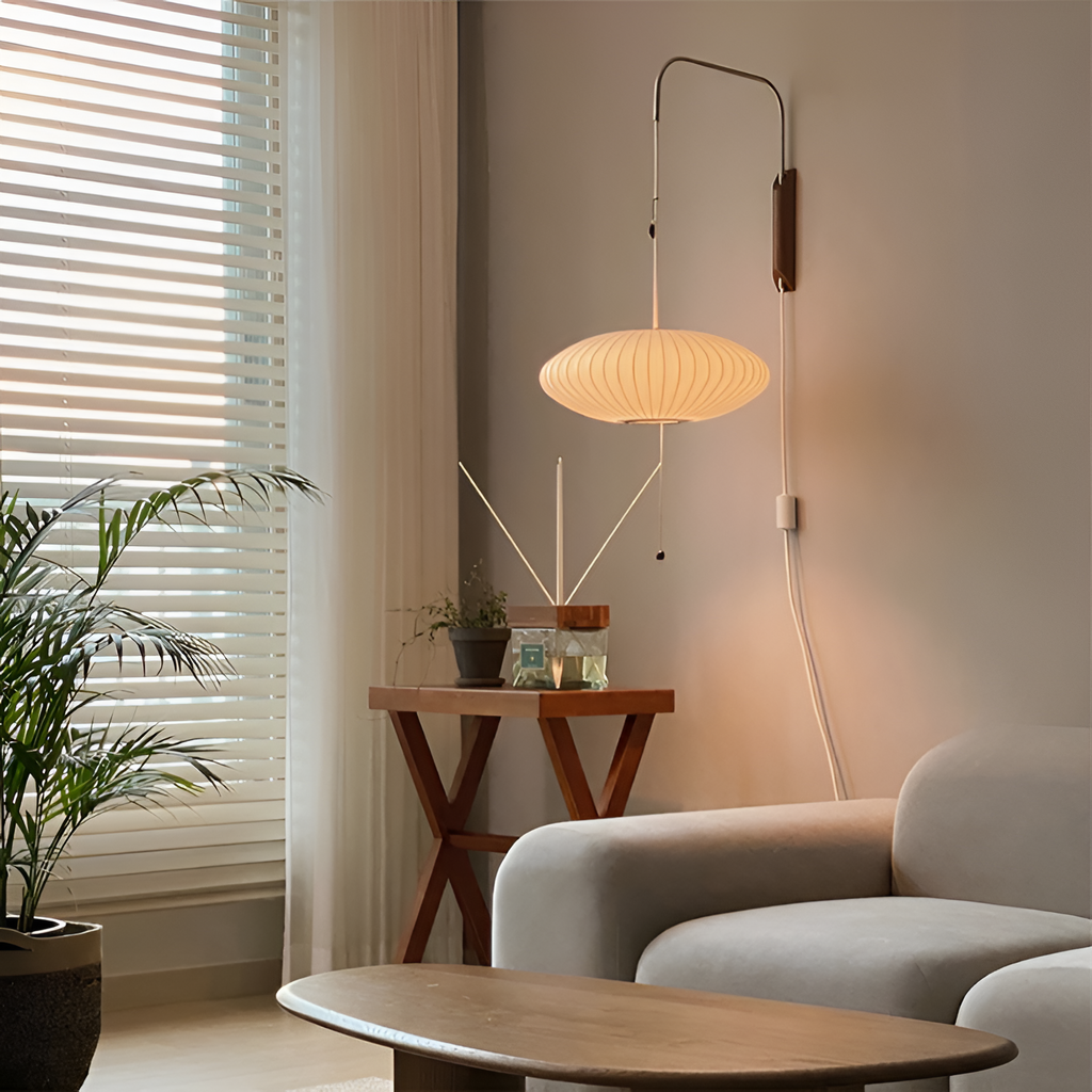 Aplique Pared Minimalista Mid-Century - Brazo Móvil
