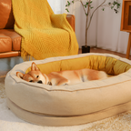 Cama Nido de Felpa para Mascotas - Relajante
