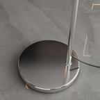 Lámpara de Pie de Arco Angulada Minimalista - Ajustable