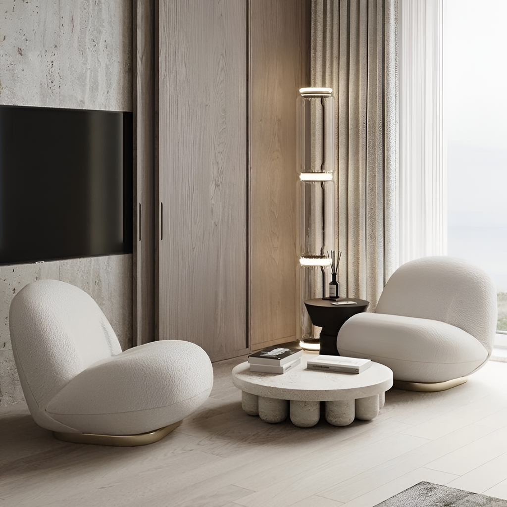 Lámpara De Pie Modular Minimalista - Cilíndrica