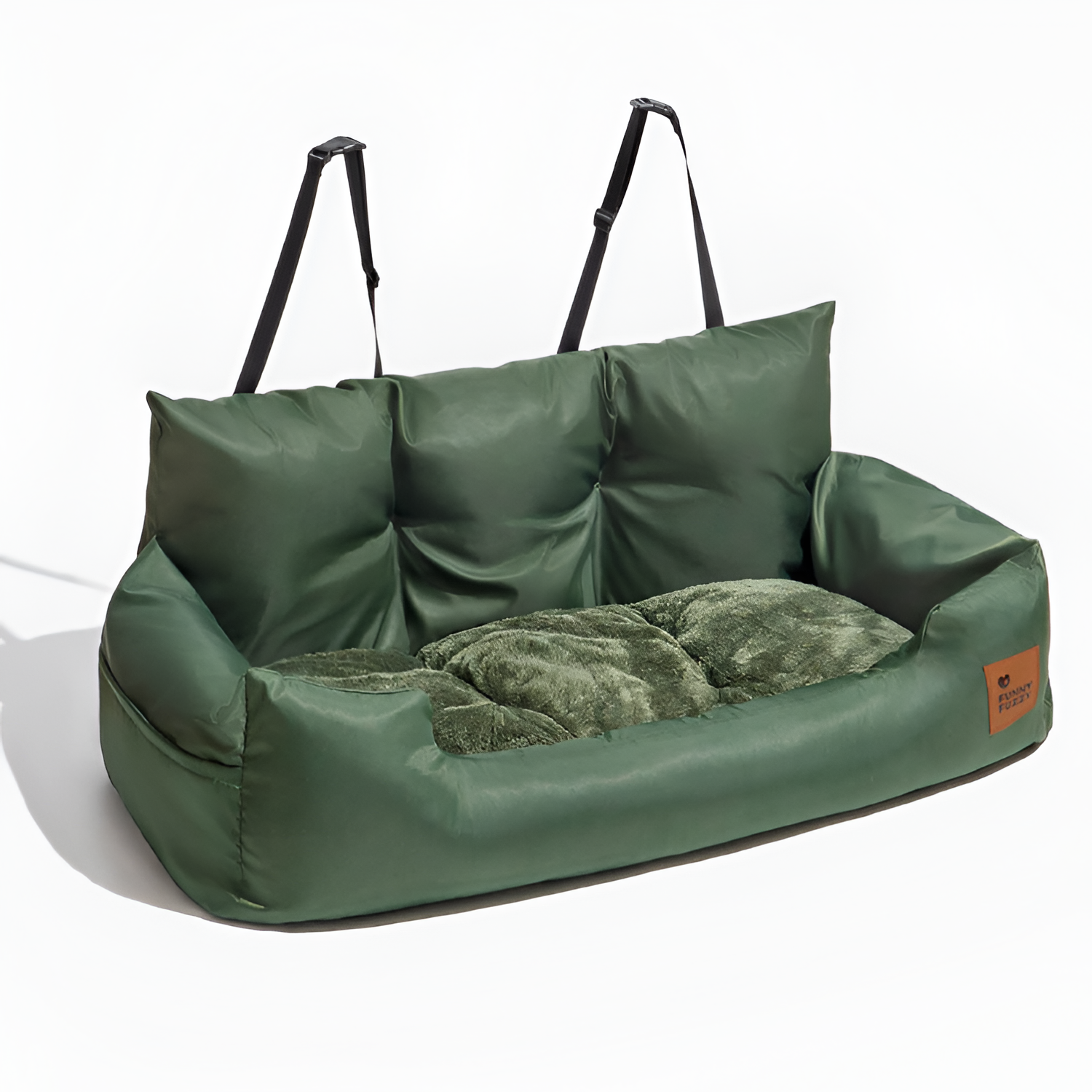 Cama de Coche para Perros de Cojín Sólido - Funcional