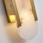 Aplique de Pared Alargado Minimalista - Alabastro