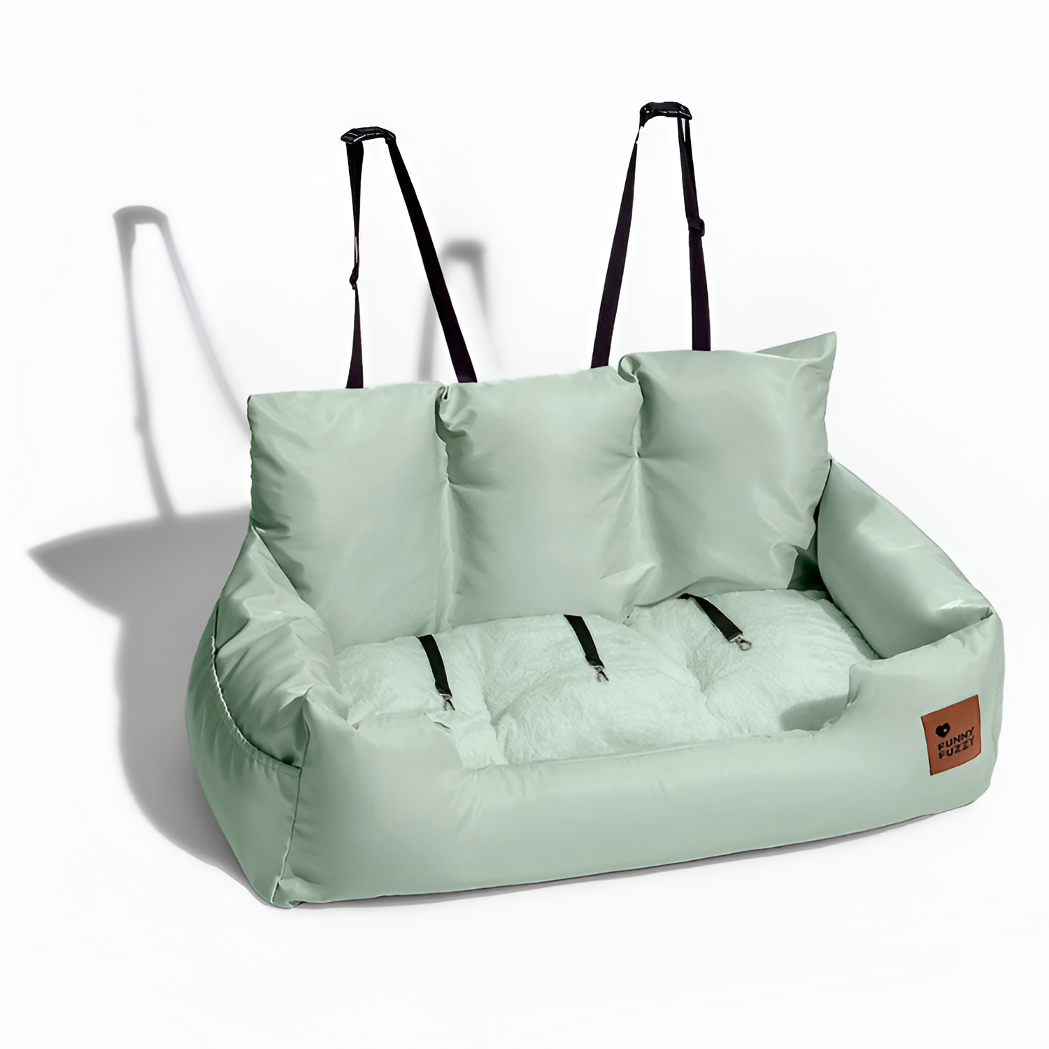 Cama de Coche para Perros de Cojín Sólido - Funcional