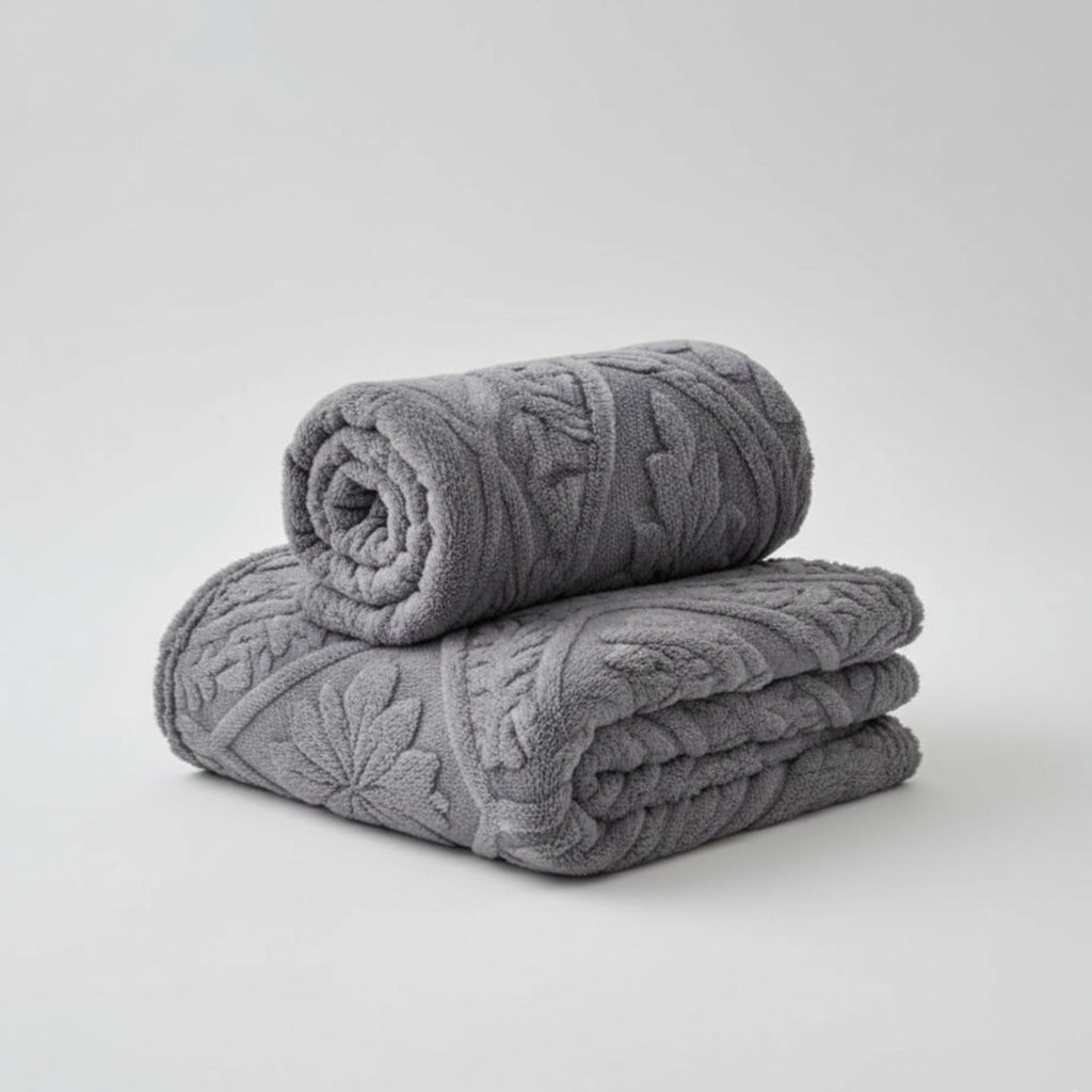 Manta de Lana Tejida - Jacquard