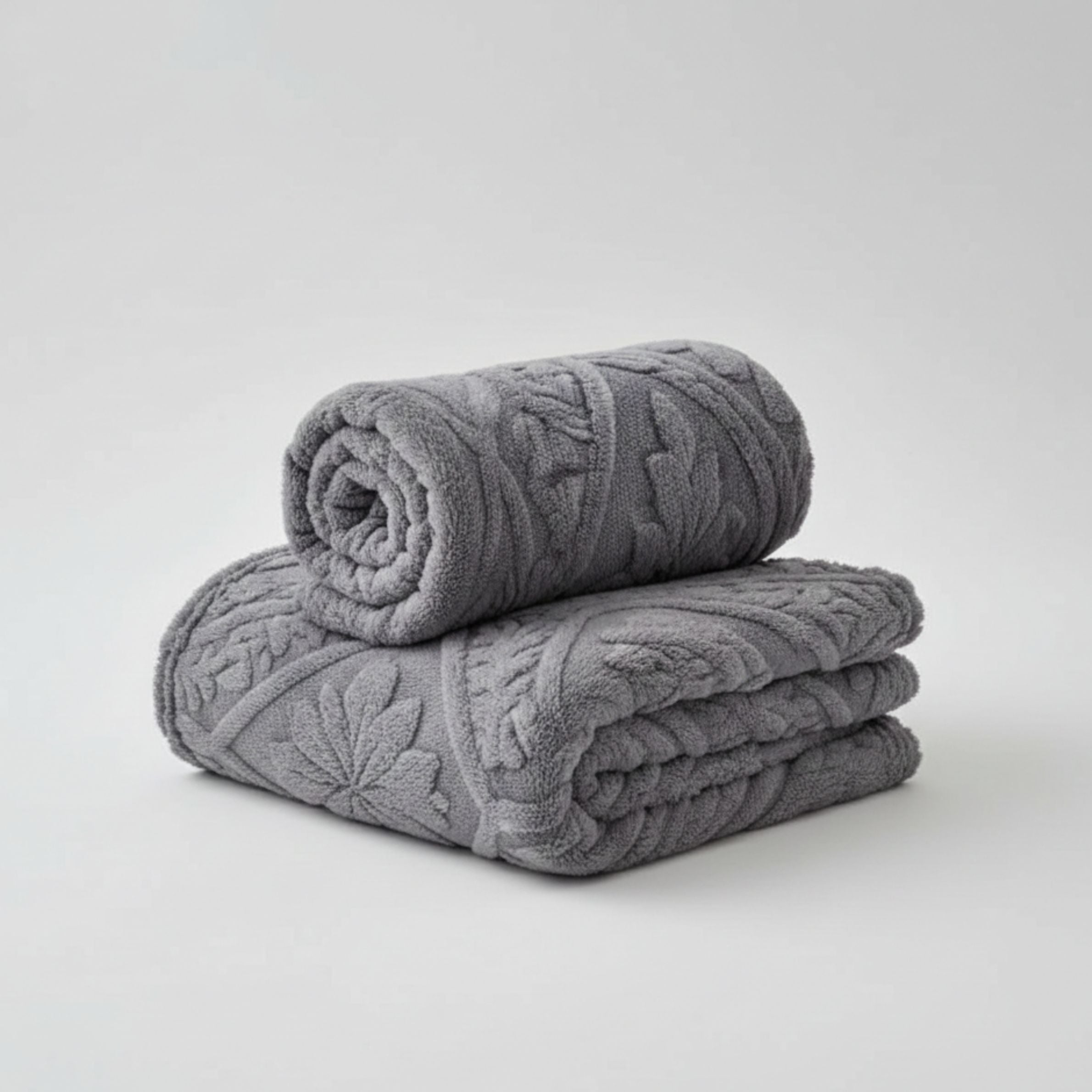 Manta de Lana Tejida - Jacquard