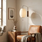 Aplique Pared Minimalista Mid-Century - Brazo Móvil