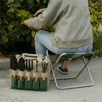 Taburete Plegable Portátil de Jardín - Bolsa Desmontable