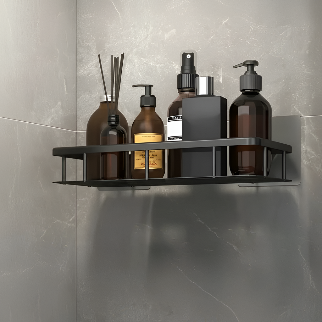 Caddy de Pared Adhesivo Minimalista - Ahorro de Espacio