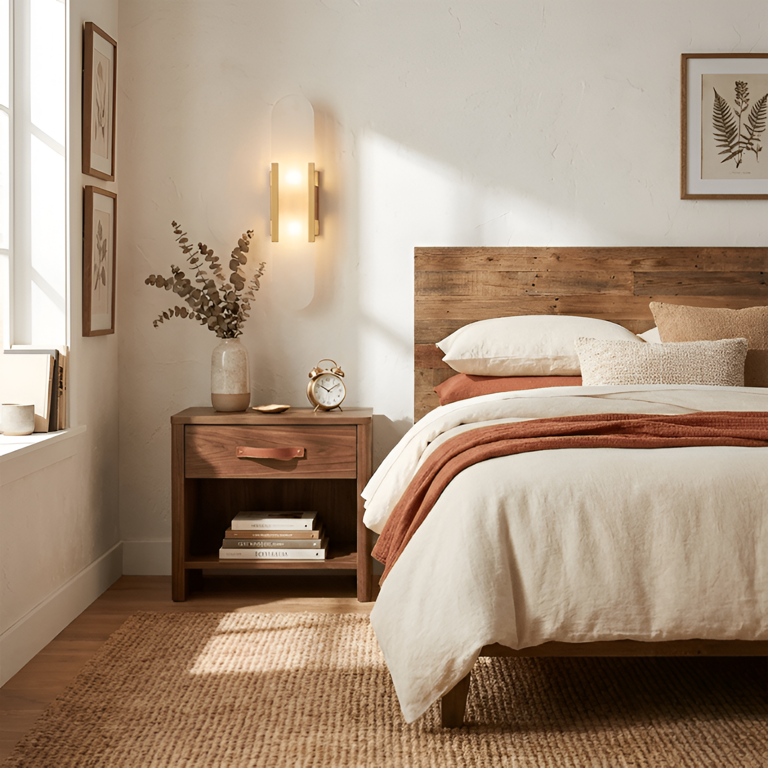 Aplique de Pared Alargado Minimalista - Alabastro