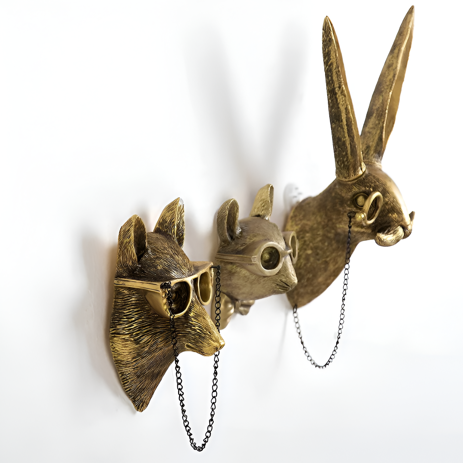 Escultura Pared Animal Antiguo Ecléctico - Dimensional