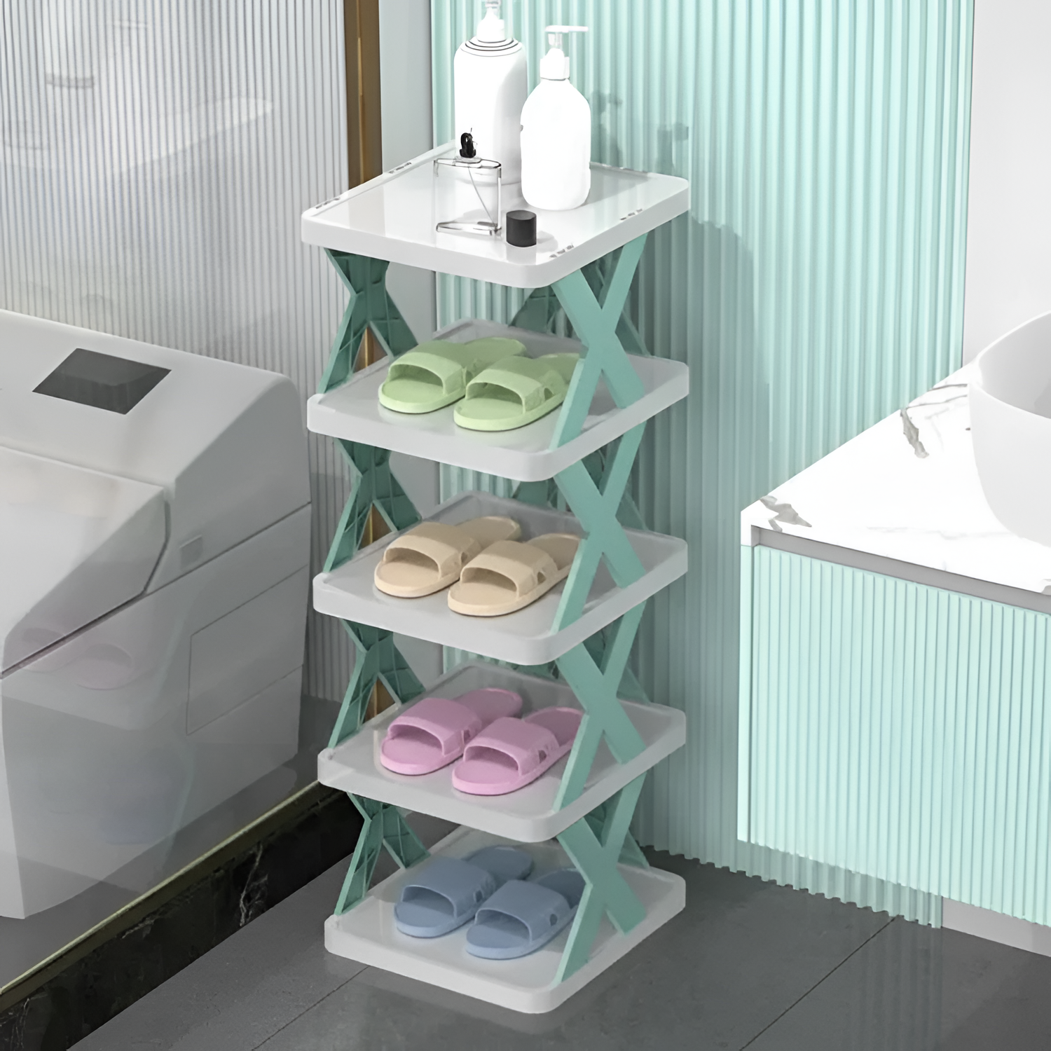 Organizador Modular con Estructura en X - Apilable
