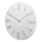 Reloj de Pared Minimalista de Números de Alambre - Silencioso
