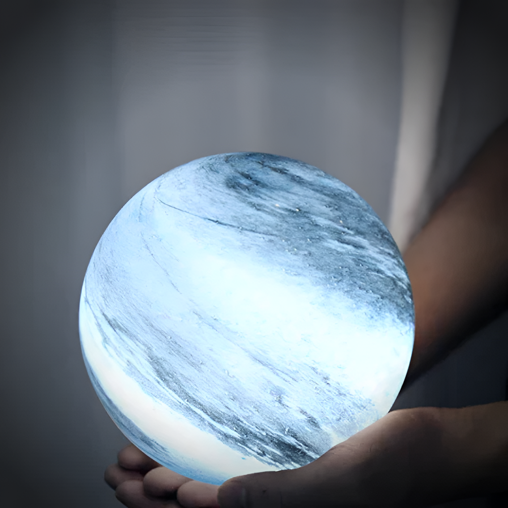 Lámpara de Mesa Celestial de Vidrio Soplado - Cableada