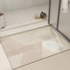 Alfombrilla Geométrica Minimalista - Antideslizante