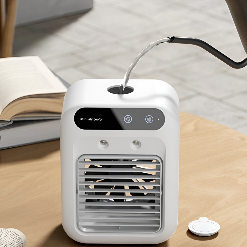 Enfriador de Aire de Escritorio Minimalista - Ajustable