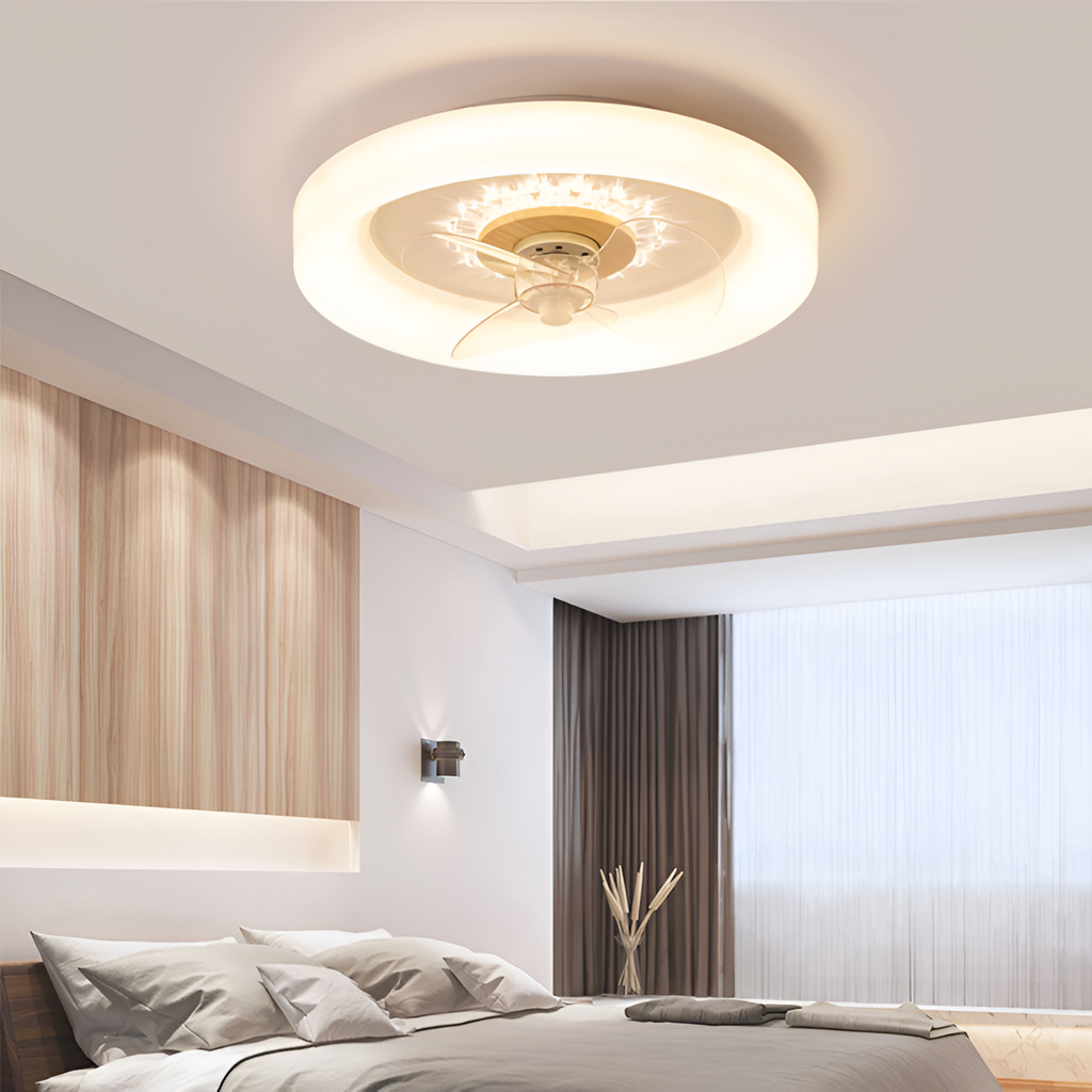 Ventilador de Techo con Luz Atenuable - Moderno