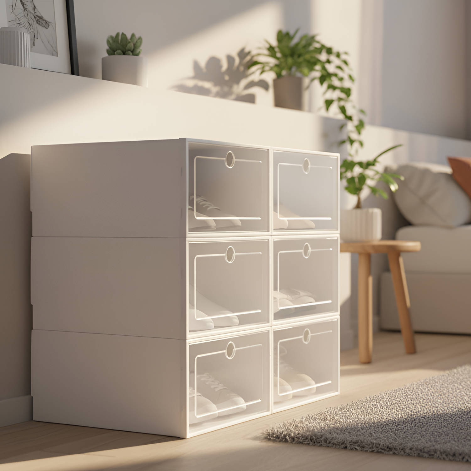 Caja Almacenamiento Apilable Minimalista - Modular