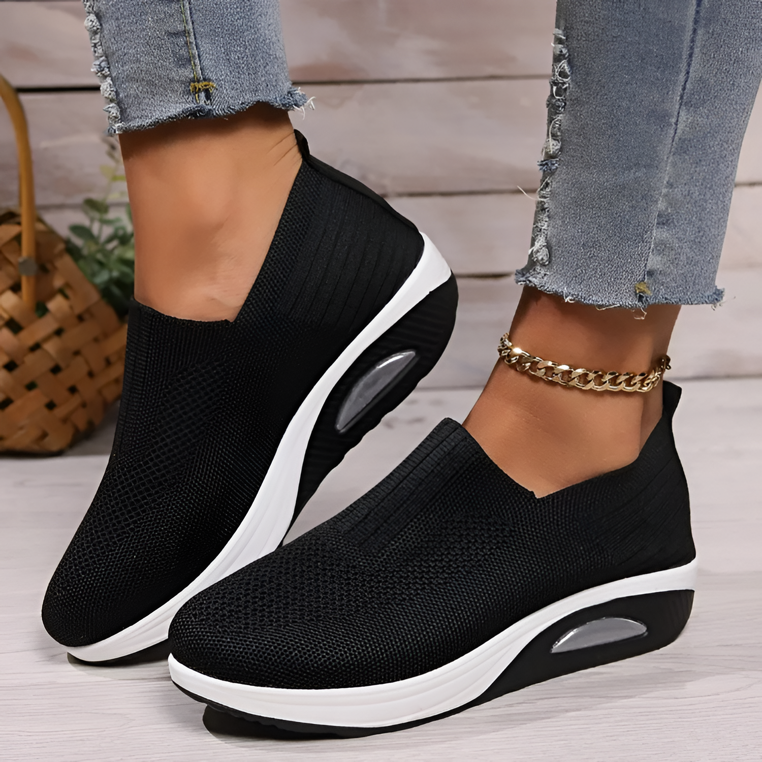 Zapatillas Slip-On para Mujer - Brunch de Fin de Semana