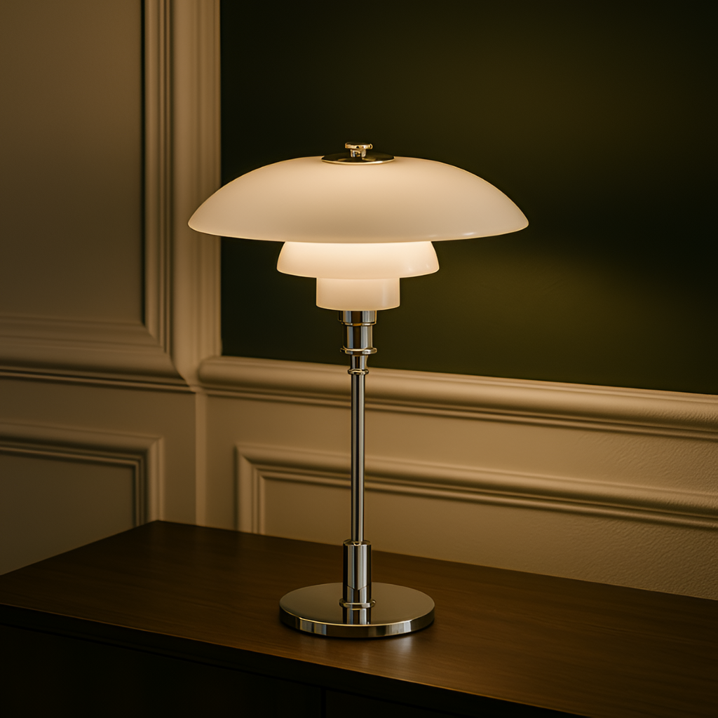 Lámpara de Mesa Modernista - Iluminación Ambiental para Salón
