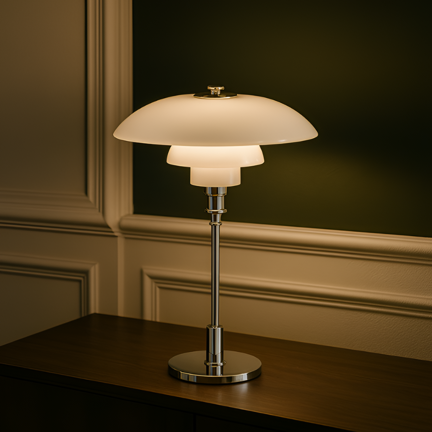 Lámpara de Mesa Modernista - Iluminación Ambiental para Salón