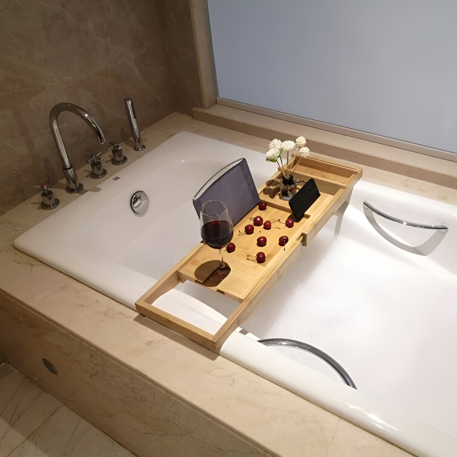 Bandeja Baño Minimalista Ajustable - Convertible