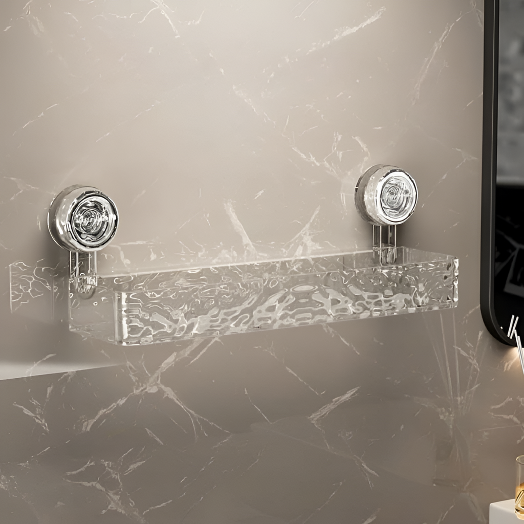 Estante Ripple con Ventosa - Montaje en Pared