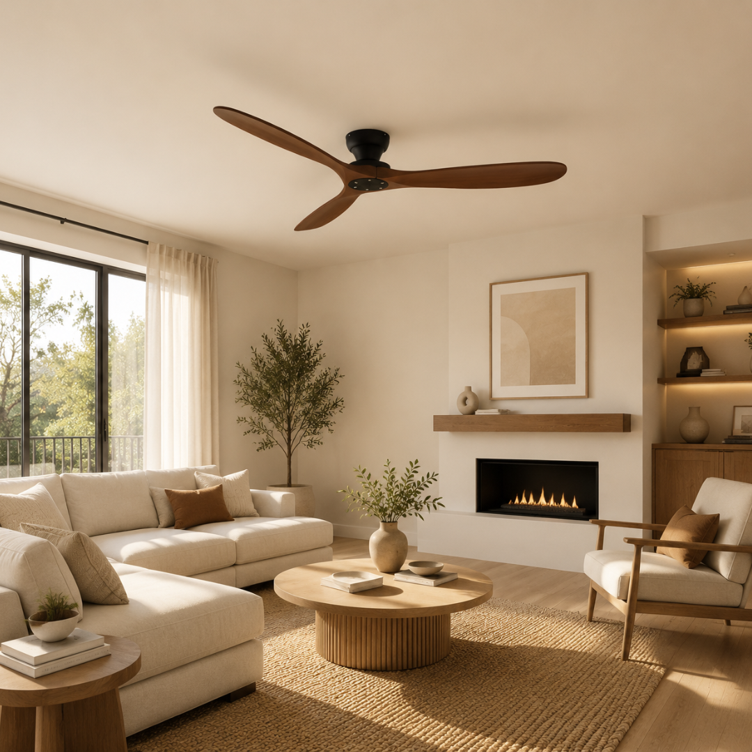 Ventilador De Techo Aero Wood - Elegancia