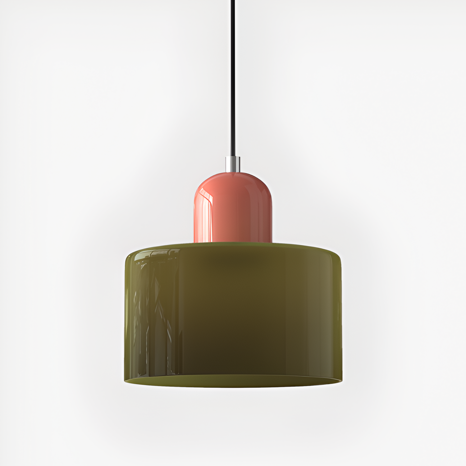 Lámpara Colgante Bicolor Moderna - Luz de Techo Minimalista