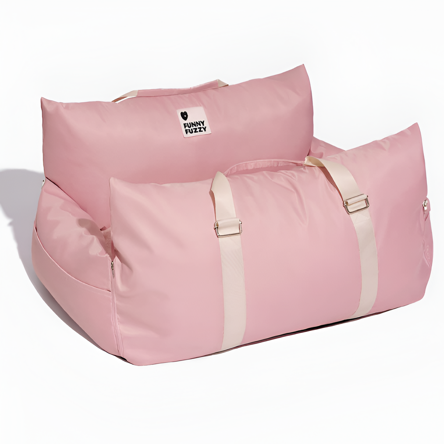 Cama Monocolor Viaje Para Mascotas - Convertible