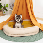 Cama Nido de Felpa para Mascotas - Relajante