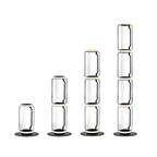 Lámpara De Pie Modular Minimalista - Cilíndrica