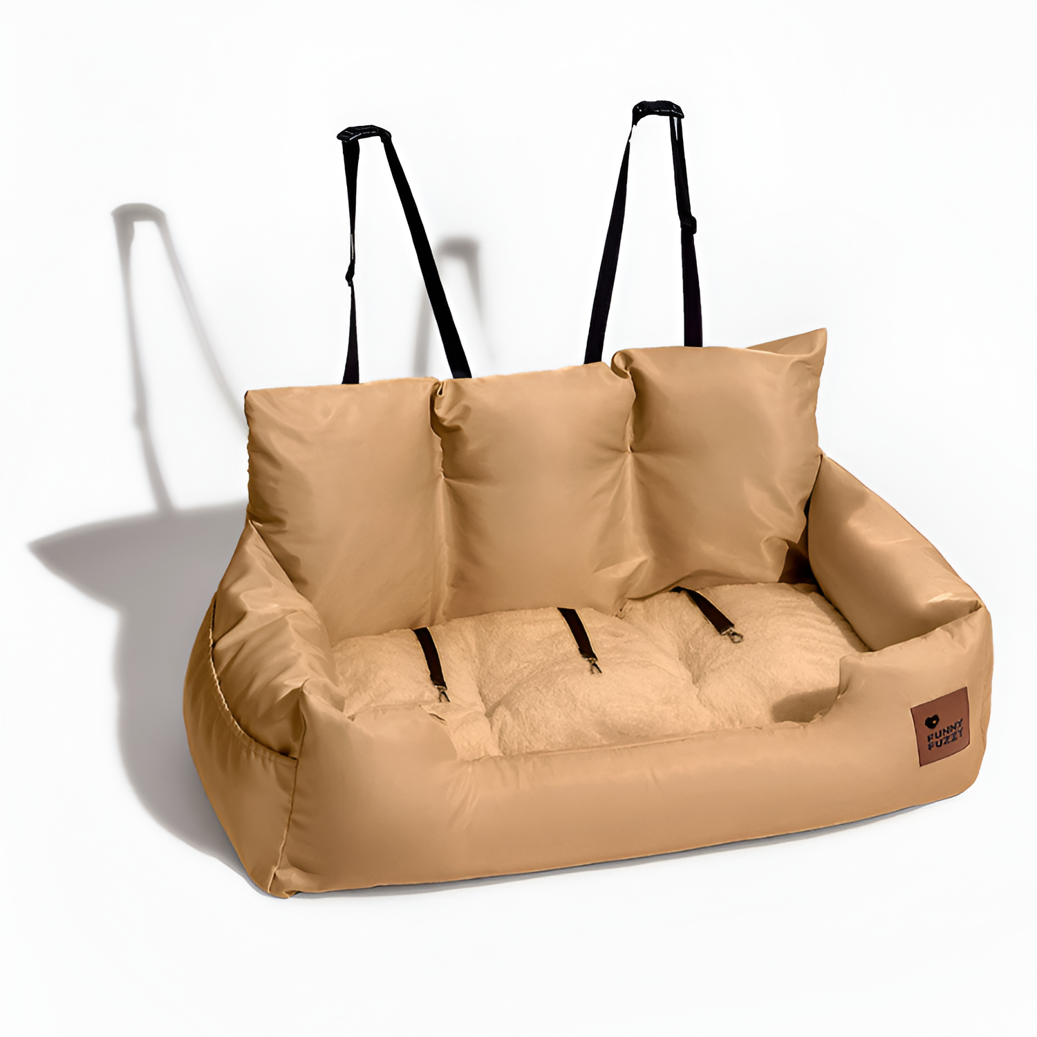 Cama de Coche para Perros de Cojín Sólido - Funcional