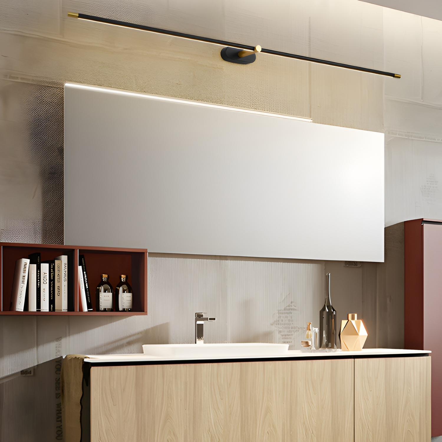 Lámpara Lineal de Pared - Giratoria