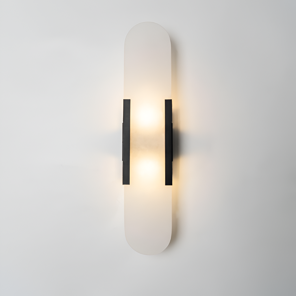 Aplique de Pared Alargado Minimalista - Alabastro