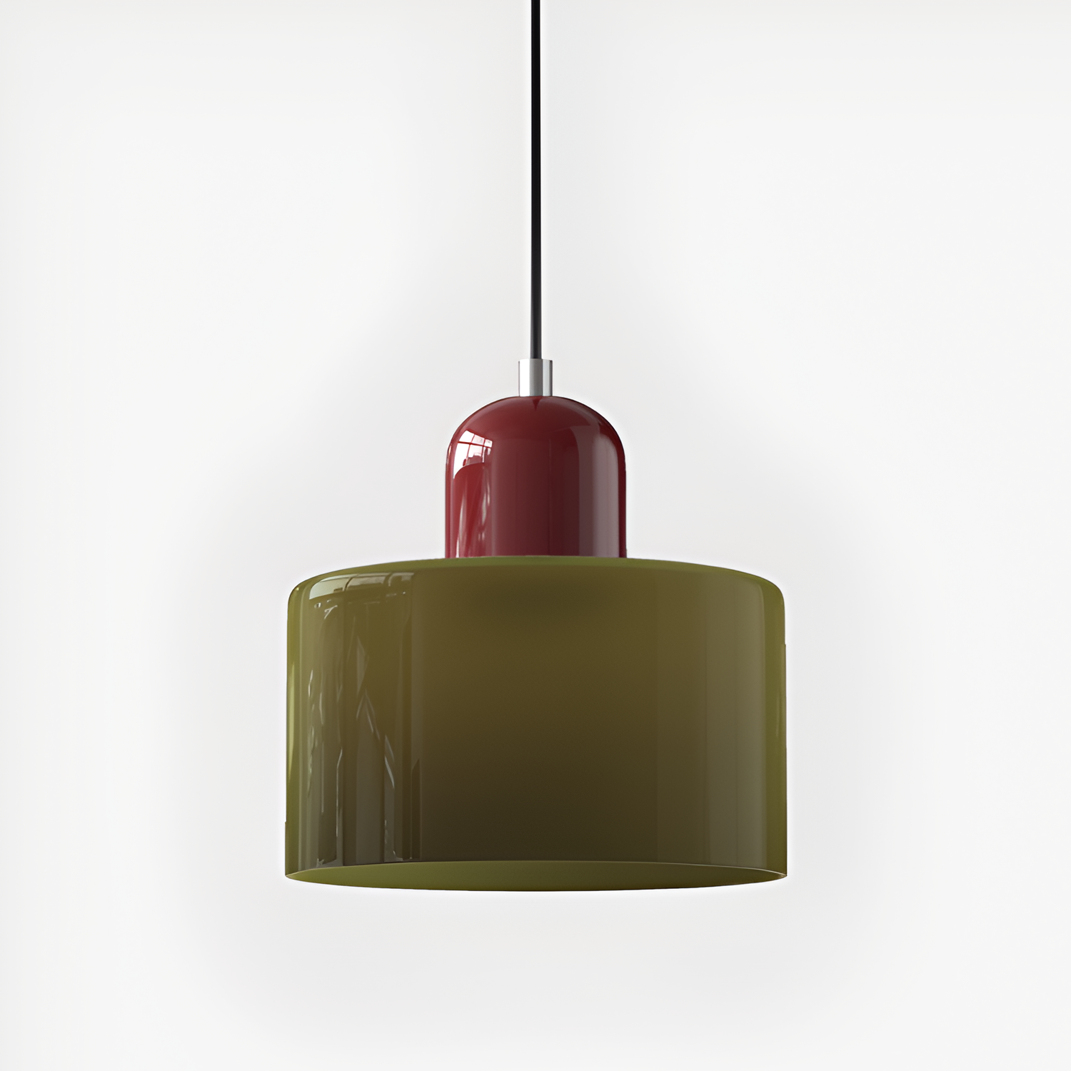Lámpara Colgante Bicolor Moderna - Luz de Techo Minimalista