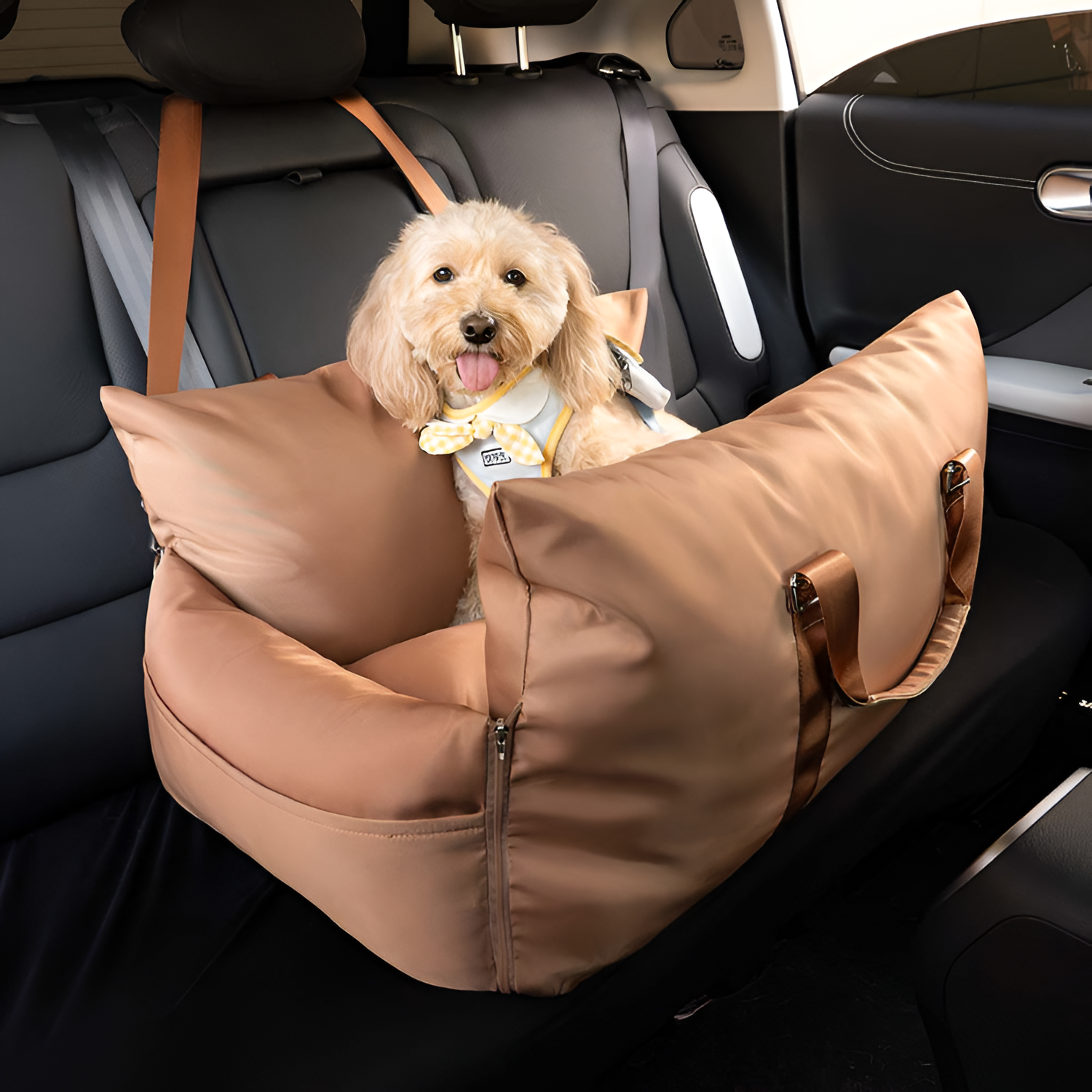 Cojín Acolchado Monocromático para Asiento - Ajustable