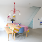 Curva Araña Suspensión Escultural - Minimalista