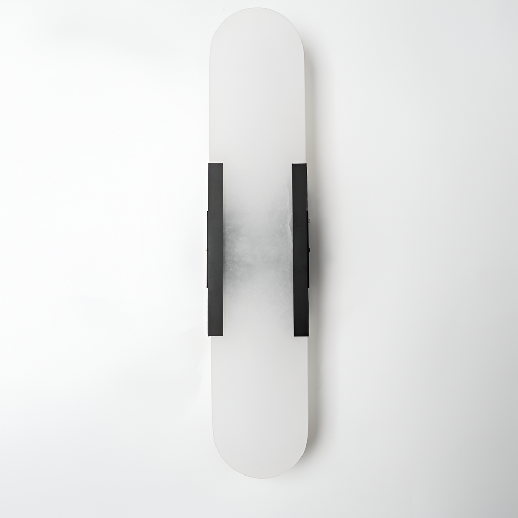 Aplique de Pared Alargado Minimalista - Alabastro