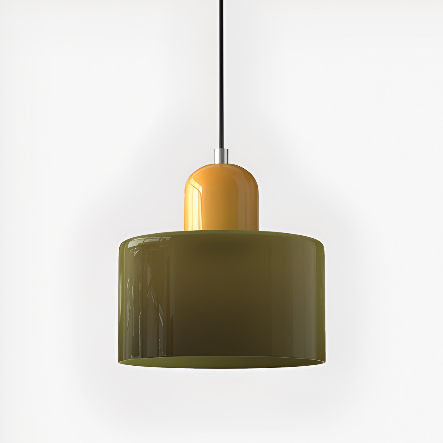 Lámpara Colgante Bicolor Moderna - Luz de Techo Minimalista