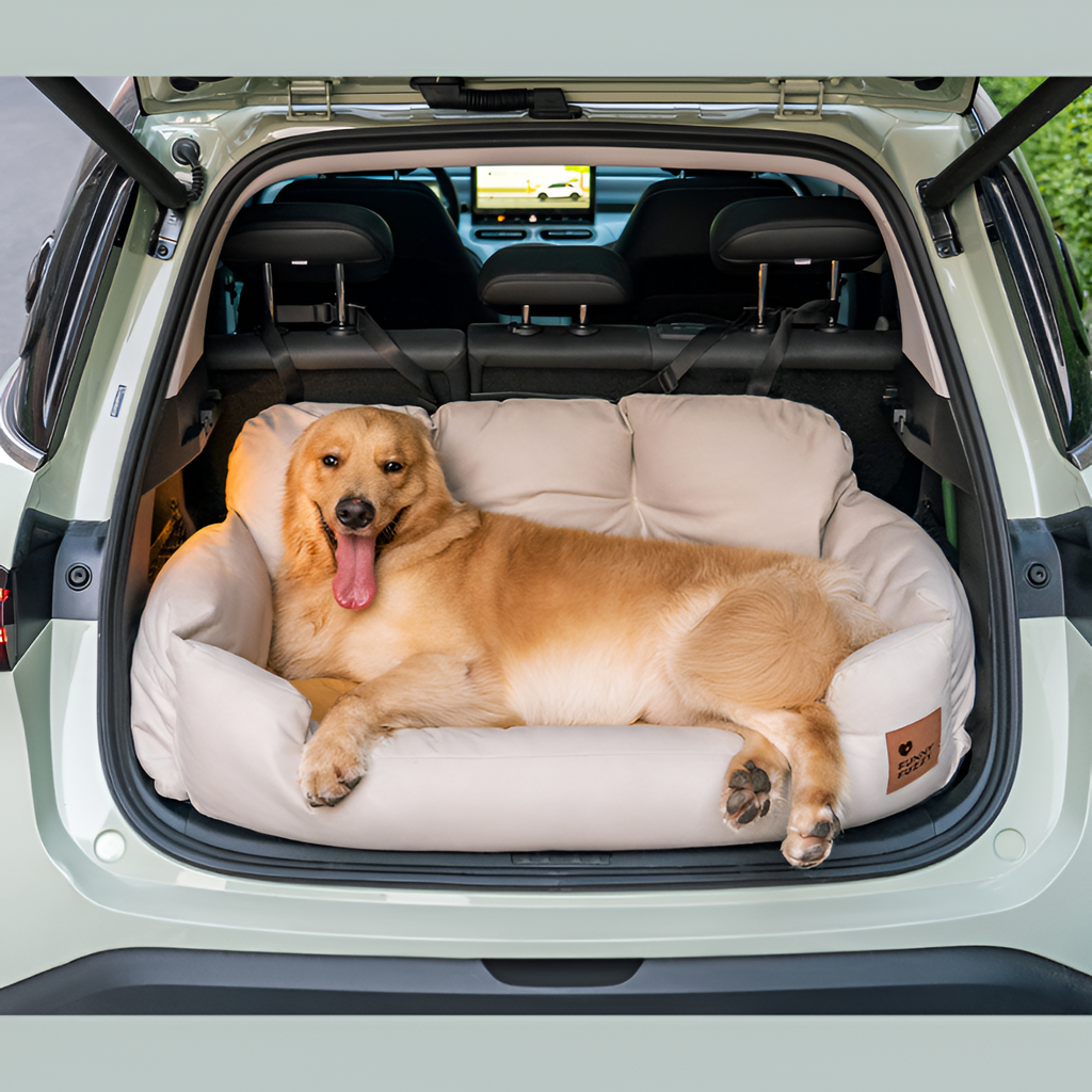 Cama de Coche para Perros de Cojín Sólido - Funcional