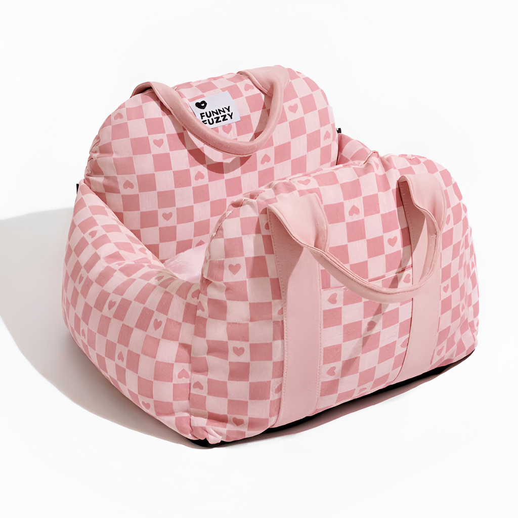 Cama Monocolor Viaje Para Mascotas - Convertible