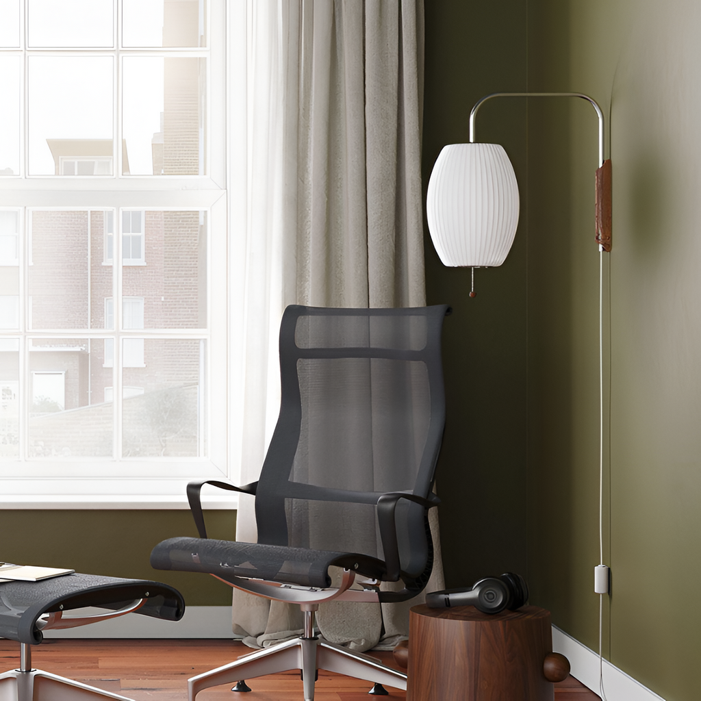 Aplique Pared Minimalista Mid-Century - Brazo Móvil