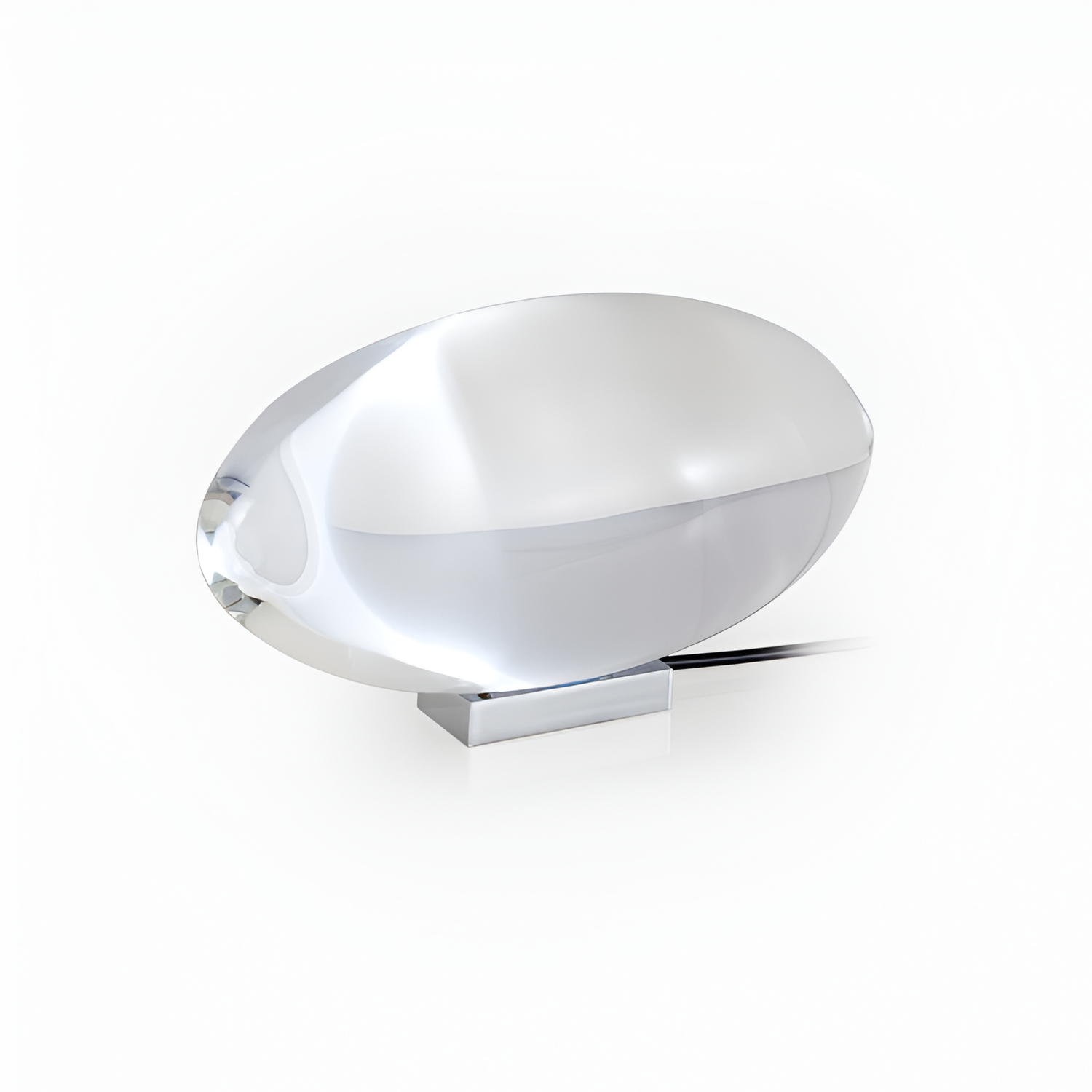 Lámpara Mesa Cristal Minimalista - Escultórica
