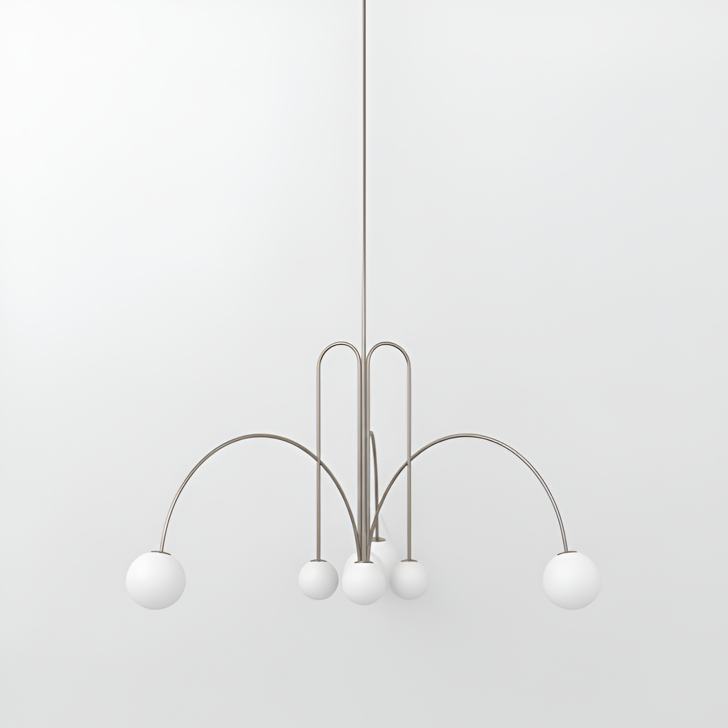 Curva Araña Suspensión Escultural - Minimalista