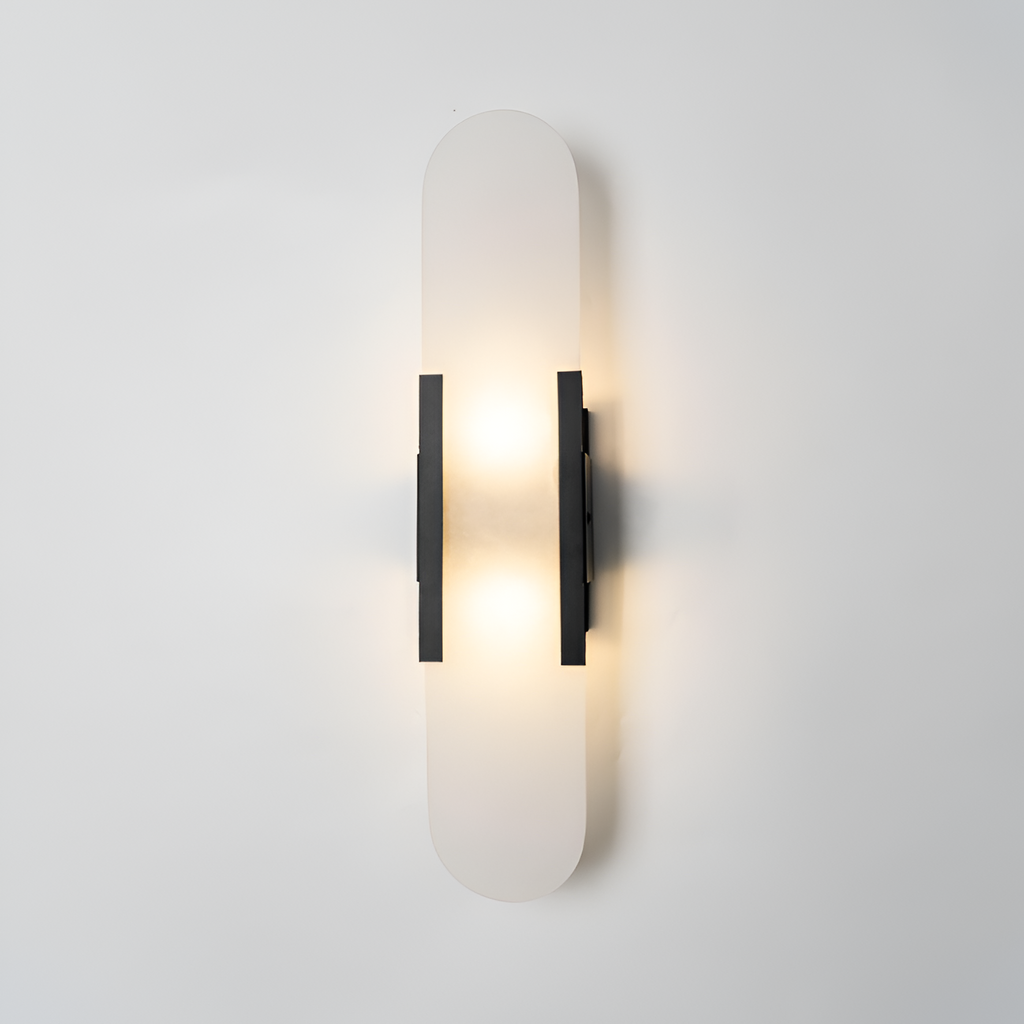 Aplique de Pared Alargado Minimalista - Alabastro