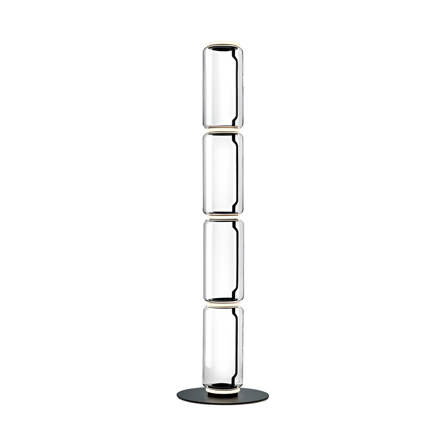 Lámpara De Pie Modular Minimalista - Cilíndrica